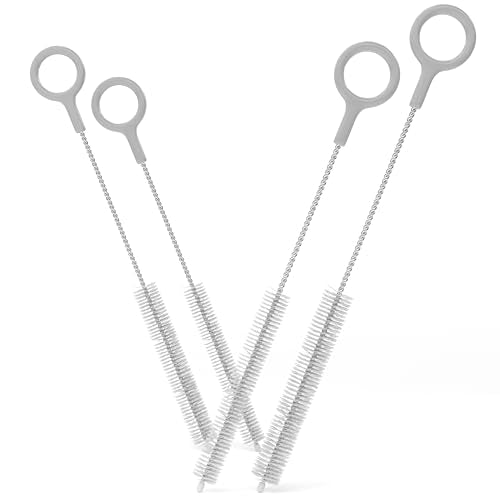 Heavy Duty Cleaning Brushes Set of 4 - Extra Long Straw Cleaners for Metal and Plastic Reusable Drinking Straws, to Clean Small Spaces, Sippy Cups, Water Bottles - Sturdy Hard Brush Bristles - view 7