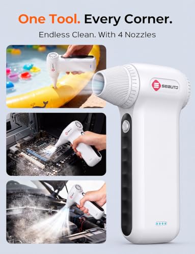 【2026 Updated】 Electric Air Duster 250,000 RPM – Cordless 3-Speed Mini Blower for Computer, Keyboard, PC, Car & Home Cleaning - view 4