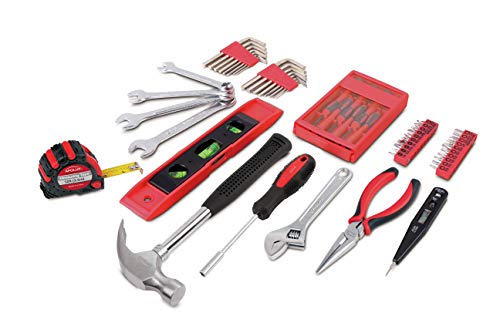 Tools 53 Piece Household Tool Set, Red DT9773 - view 3