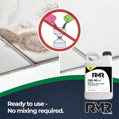 RMR-86 Pro Instant Mold Stain & Mildew Stain Remover - Contractor Grade Cleaning Solution, Professional Quality Formula, Odor Removal, 2.5 Gallon, 2 Pack - view 3