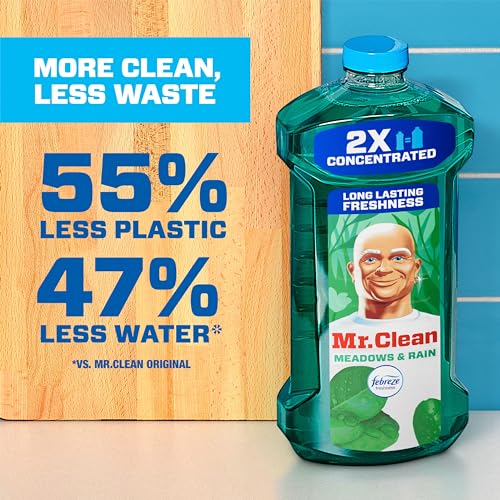 All Purpose Cleaner, Floor Cleaner for Mopping Home, Bathroom, & Kitchen, Cleaning Liquid for Mop & Bucket, Cleaning Supplies, Multi-Surface Dilutable, Meadows & Rain, 41oz - view 6