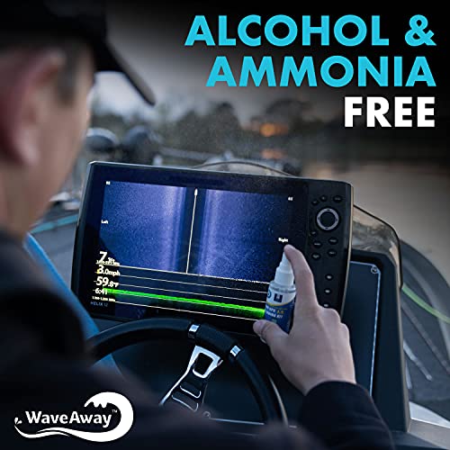 Wave Away Sonar & GPS Screen Cleaner Kit – Ammonia-Free LCD Screen Cleaner with Microfiber Cloth – Drip-Resistant, Streak-Free Solution for Electronics & Sunglasses – 1.5oz - view 4