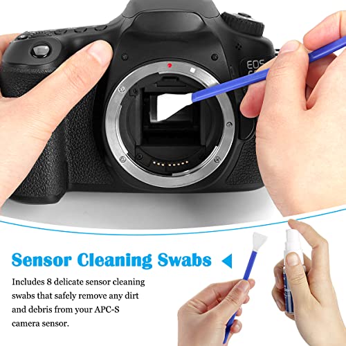 Professional Camera Cleaning Kit(32 pcs), Including Air Blower/Cleaning Pen/Cleaning Spray/Cleaning Cloth/Lens Brush, Lens Cleaning Kit for DSLR Cameras Compatible with Canon, Nikon, Sony - view 5