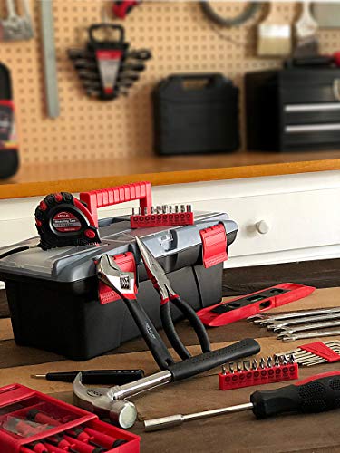 Tools 53 Piece Household Tool Set, Red DT9773 - view 4