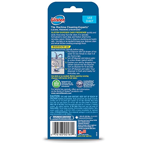 Disposer Care Freshener, Odor Eliminator, Quick & Easy-to-Use Garbage Disposal Freshener, Lemon Scent, 10 Use - view 2