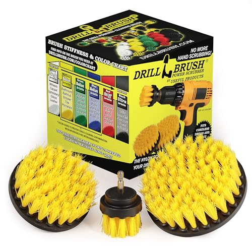 Bathroom Accessories - Flat Scrub Brushes - Grout Cleaner - Shower Scrubber
