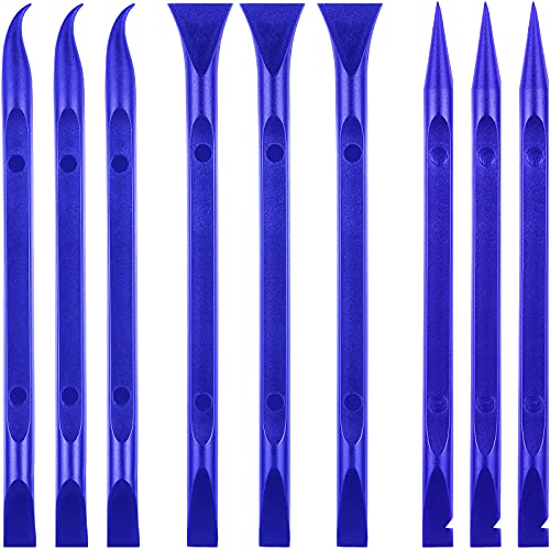 9 Pcs Cleaning Scraper Tool Detailing Picks Non Scratch, Black