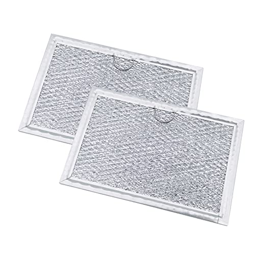 Microwave Filter Replacement For GE WB06X10608, Microwave Vent Filter For Frigidaire 5304464105 5" x 7-5/8" x 1/8", 2 Pack