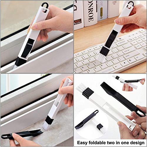 Crevice Cleaning Brush Set, Hard Bristle Grout Scrub Brushes, 5Pcs - view 4