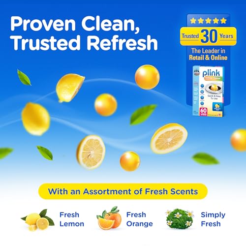 [[60 Count]] Plink Garbage Disposal Cleaner and Deodorizer VALUE PACK - Lemon - view 6