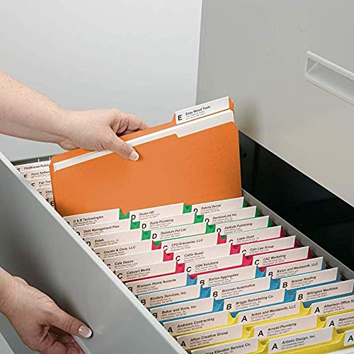 Hanging File Folders with Tabs, Letter Size, Assorted, 24 Count Kit - view 4
