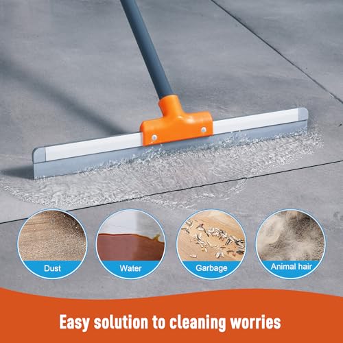 Rubber Floor Squeegee with Extendable Long Handle - view 5