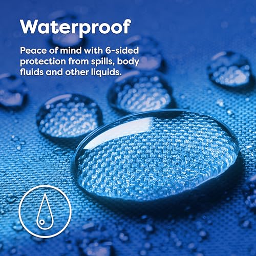 Pillow Encasement- Zippered Bed Bug Dust Mite Proof Hypoallergenic - Sleep Defense System - Standard - Waterproof - Set of 2 - 20" H x 26" W - view 5