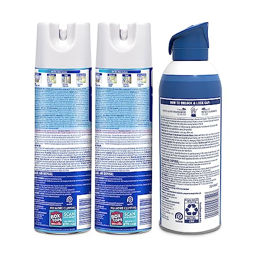 Disinfectant Spray + Air Sanitizer, Crisp Linen & White Linen, 3 Pack - view 2