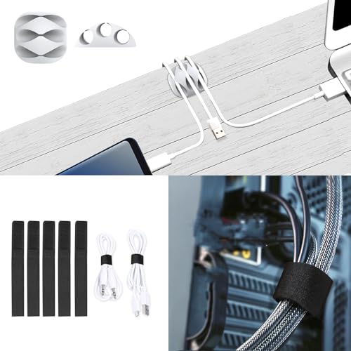 Cable Raceway Kit 77in Under Desk Wire Cover Organizer 5-Pack - view 5