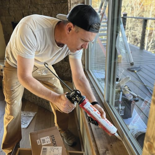Inc 10012 6 Pack 10.5 oz. Big Stretch Acrylic Latex High Performance Caulking Sealant, Redwood - view 4