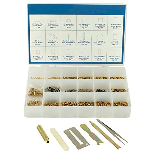 Kwikset Rekey Kit – 200-Piece Professional Lock Rekeying Set with Pins, Springs & Tools – Commercial-Grade DIY Locksmith Kit for Home, Rental & Business Locks - view 2