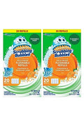 Fresh Brush Flushable Cleaner Refills, 20 Count, (2-Pack)