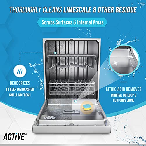 Washing Machine And Dishwasher Cleaning Tablets Bundle - Includes 12 Month Supply Dishwasher Cleaner Deodorizer & Washing Machine Descaler Deep Cleaning Tablets - 48 Tablet Combo - view 5