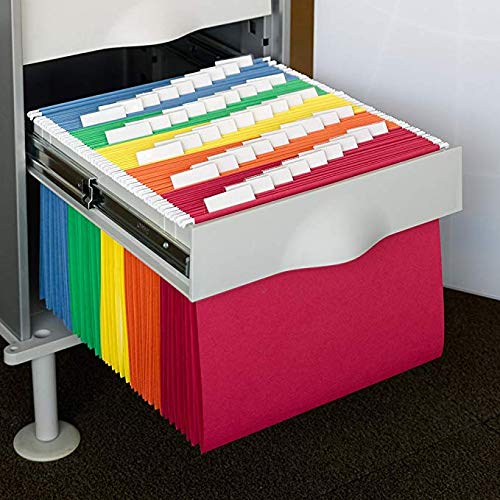 Hanging File Folders with Tabs, Letter Size, Assorted, 24 Count Kit - view 6