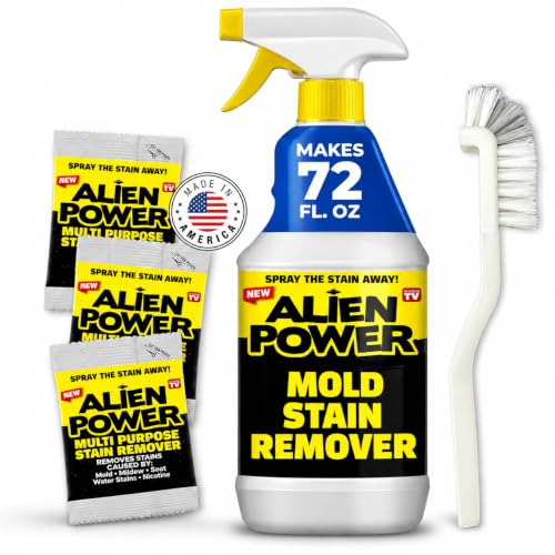 ALIEN POWER Mold and Mildew Stain Remover Spray for Shower, Walls, & Grout