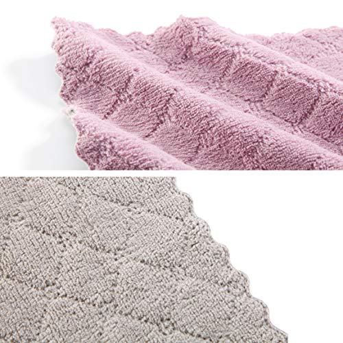 Microfiber Cleaning Cloth, Kitchen Towels, Double-Sided Microfiber Towel Lint Free Highly Absorbent Multi-Purpose Dust and Dirty Cleaning Supplies for Kitchen Car Cleaning. Pack of 12 - view 5