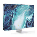 Monitor Dust Cover 22, 23, 24, 25 inch Anti-Static Dustproof, Marble