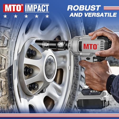 4-Piece Impact Socket Adapter and Reducer Set, 1/4" & 3/8" & 1/2" Impact Driver Conversions for Impact Wrench, Chrome Molybdenum Alloy Steel - view 7