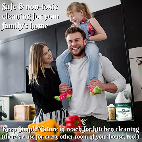 12% Food Grade Hydrogen Peroxide Solution - 1 Gallon - Natural Multipurpose Cleaner - Made in USA - Ideal for Commercial, Residential, Kitchen, Bath, Laundry, and More - view 2
