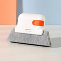 1Pcs Handheld Window Sill Sliding Door Track Gap Cleaning Brush (Orange)