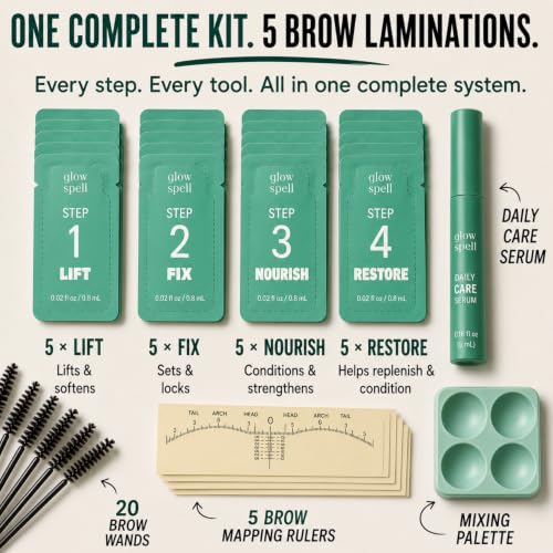 Brow Lamination Kit – PRO At Home Lift Kit with Mapping Rulers - view 3