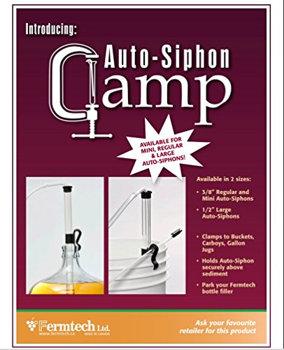 Fermtech Mini 14" Long Deluxe Siphoning Kit – Complete Home Brewing Equipment for Beer, Wine, Mead, and Craft Brew Making; Includes Auto Siphon Pump, Food-Grade Transfer Hose, and Bottling Wand - view 3