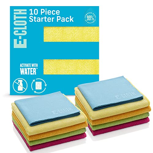10-Piece Kit: 8 General Purpose Cloths + 2 Glass Polishing Cloths