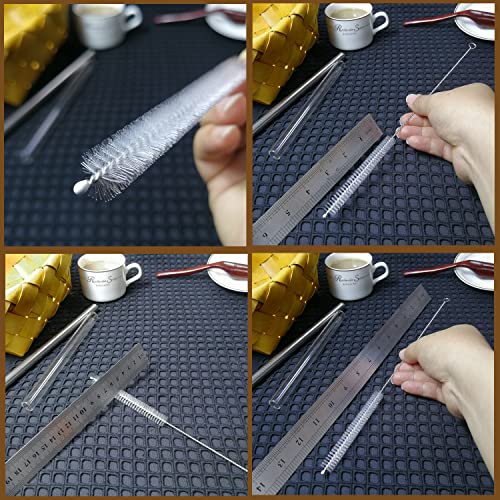 Straw Cleaner Brush for Stanley Extra Long 12 inch, Extra Wide 12mm diam Straw Brushes for 40/30/20 oz Stanley Mug, Straw Cleaning Brush for Tubes, Water Cup, Extra Long Straw Brush Set 10 Pack - view 4