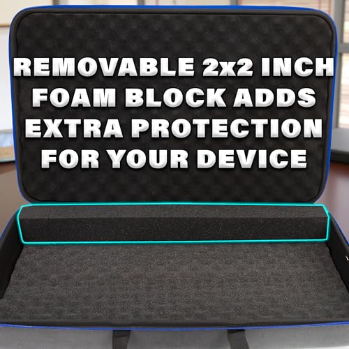 Portable Monitor Case for 15.6" to 24" Gaming Monitors or Laptops, Hard Shell EVA Screen Cover with Padded Foam, Fits Accessories for 15.6 to 17.3 Inch Screens (Gray) - view 7