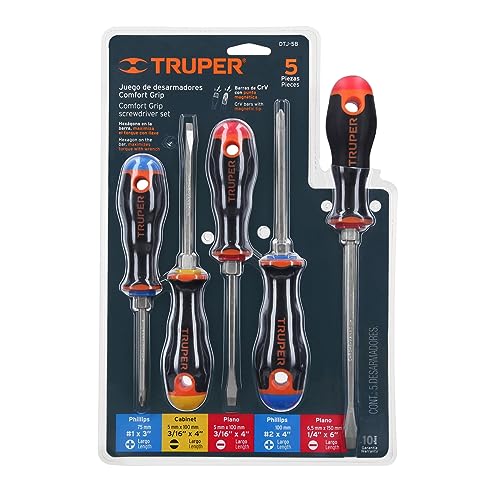 DTJ-5B 5-Pc Screwdriver Set, Comfort Grip, magnetic tips - view 4