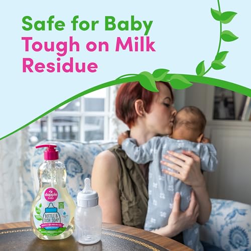 Baby Fragrance-Free Bottle & Dish Soap Refill Pouch - (2 Pack) 33.8 fl oz - Plant-Powered Cleaner for Baby Bottles, Pump Parts, and Sippy Cups - view 5