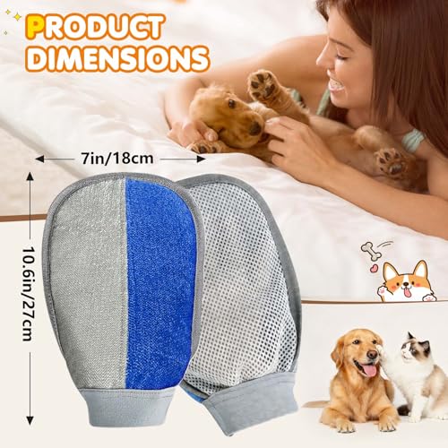 Pet Hair Removal Glove - Pet Hair Remover Glove for Dogs & Cats - view 2