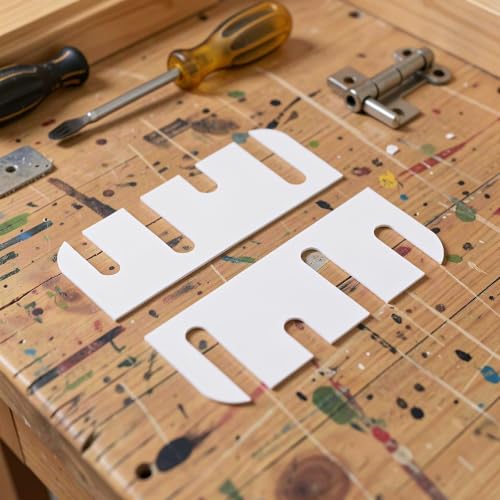 10pcs Plastic Door Hinge Spacer Shims for Cabinet Hole Fixing and Leveling - view 7