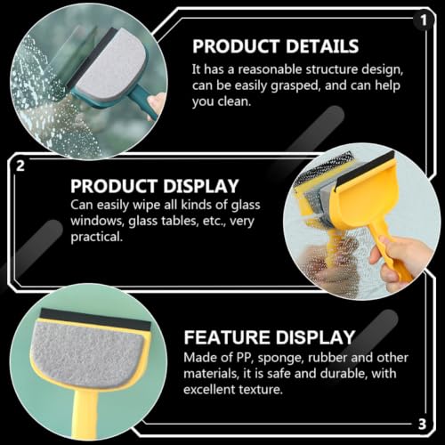 3Pcs Window Squeegee Cleaning Brush for Glass Doors and Windows - view 5