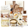 Gifts for Women Birthday Gift Baskets Vanilla Coconut Relaxing Home Spa Set