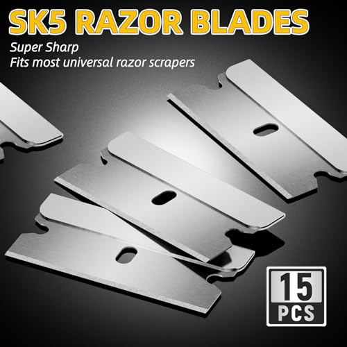 1 Pack Razor Blade Scraper with 15 Extra Blades, Scraper Tool - view 5
