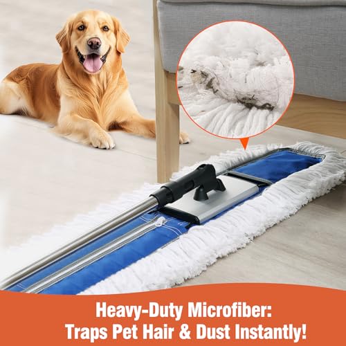 24" Heavy-Duty Commercial Dust Mop for Hardwood Floors - view 4