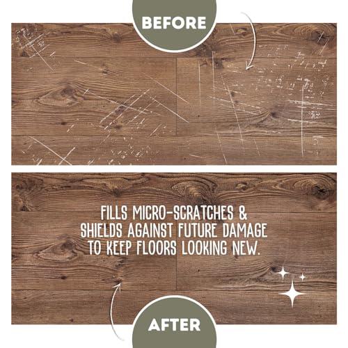 Multi Surface Floor Finish 64oz | Cleaner & Polish to use on Hardwood, Laminate, Luxury Vinyl Plank LVT, Tile & Stone | Safer Choice w/Clean Shine Technology | Shine-Protect-Refresh - view 6