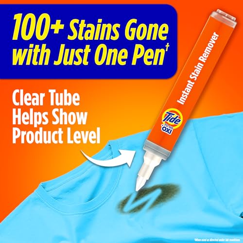 Stain Remover for Clothes, To Go Pen, Instant Stain & Spot Remover for Clothes, Travel & Pocket Size, 5 Count (Pack of 1) (Packaging May Vary) - view 2