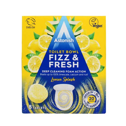 Fizz & Fresh Foaming Toilet Bowl Cleaner Tablets Bundle – Deep Cleaning Eucalyptus, Lemon Splash & Pink Peony Scents – Limescale, Calcium & Rust Remover for Hard-to-Reach Stains, 24 Tablets T - view 3