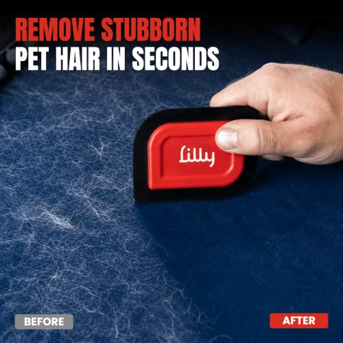 Mini Pet Hair Detailer | Reusable Fur Remover for Car Interior, Carpet, Couch & Furniture - view 2