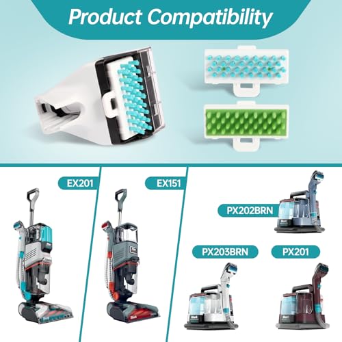 PX201 Tool Brush Replacement Parts Compatible With Shark StainStriker Portable Carpet PX201 PX202BRN PX203BRN CarpetXpert Upright EX201 R-EX200 R-EX201 EX150 EX151 Stain Striker Vacuum Brush (1+1) - view 3