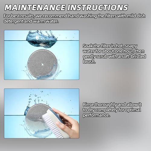 (3-Pack) 9-1/2" Round x 3/32" Aluminum Grease Filters with Center Hole, Range Hood Filter, Kitchen Exhaust Fan Filters Replacement - view 6