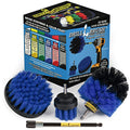 Boat Cleaning Supplies - Hull Cleaning Brush Set - Fishing Boat Scrubbing